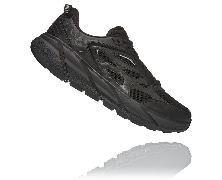 Hoka One One Tenisky Damske Čierne - Clifton L - 42956-NUFE